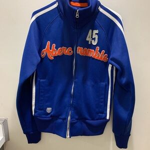 Abercrombie & Fitch 45 Blue Zip-Up Jacket